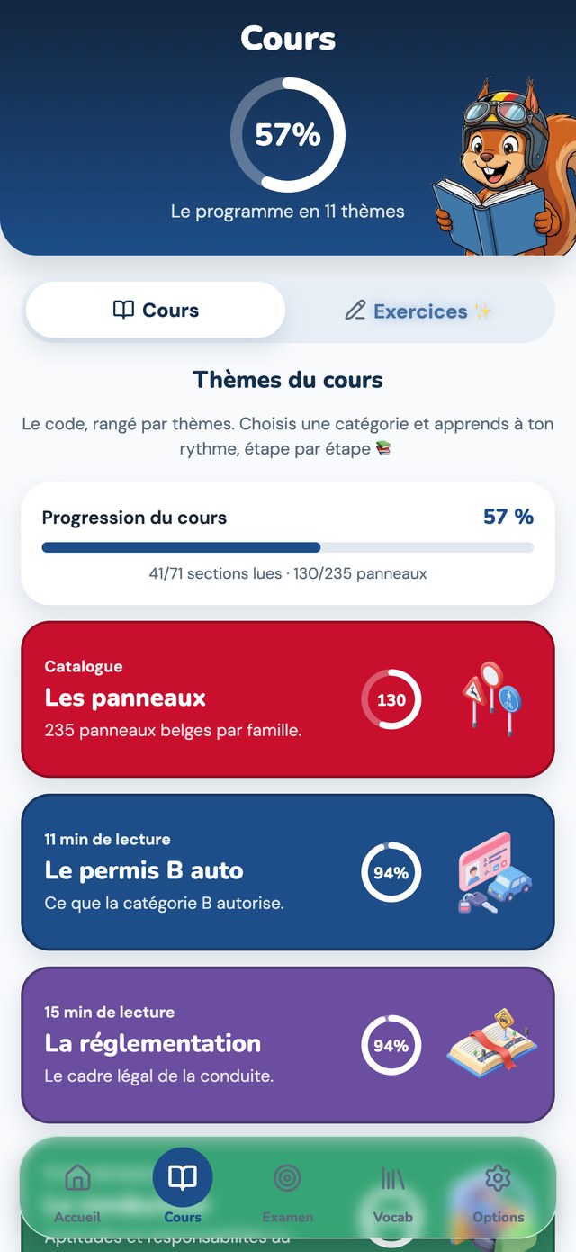 Le cours en 11 thèmes